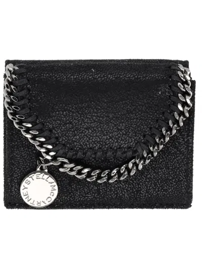 Stella Mccartney Stella Mc Cartney Wallet Holder "falabella" In Black