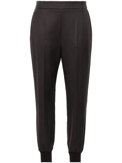 Stella Mccartney Stella Mc Cartney Wool Tapered Trousers In Brown