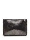 Stella Mccartney Black Falabella Clutch In Black