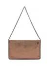 Stella Mccartney Falabella Chain-trimmed Shoulder Bag In Brown
