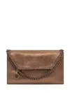 Stella Mccartney Falabella Chain-trimmed Cross-body Bag In Brown