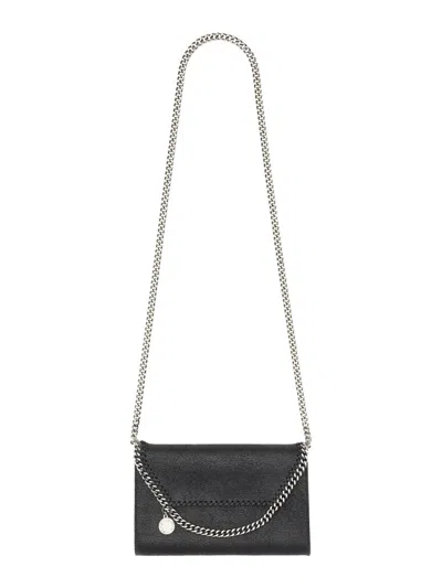 Stella Mccartney Falabella Mini Crossbody Bag In Gray