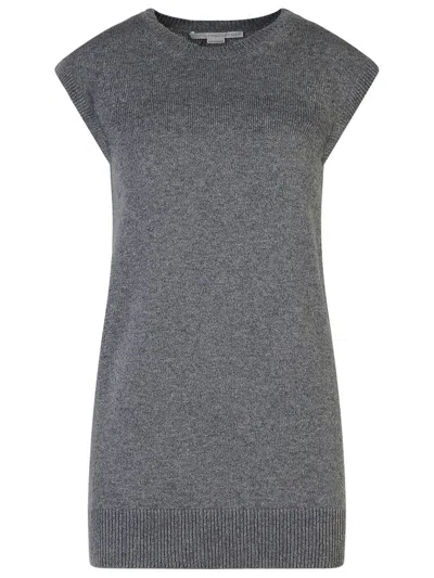 Stella Mccartney '' Sleeveless Grey Cashmere Sweater