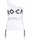 Stella Mccartney Rock Royalty One-shoulder Lace-up Top