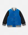 Stella Mccartney Stella Pattern Bomber Jacket In Blue