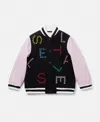 Stella Mccartney Stella Pattern Bomber Jacket In Lavender