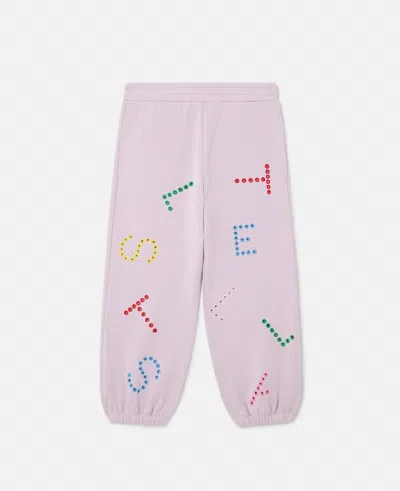 Stella Mccartney Stella Pattern Joggers In Lavender