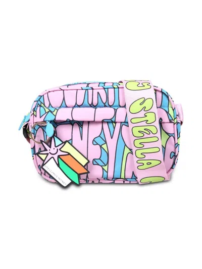 Stella Mccartney Kids' Stella-print Cross Body Bag In Multicoloured