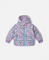 Stella Mccartney Stella Print Puffer Coat In Multicolor
