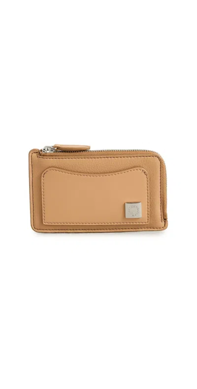 Stella Mccartney Stella Ryder Card Wallet Honey In Brown
