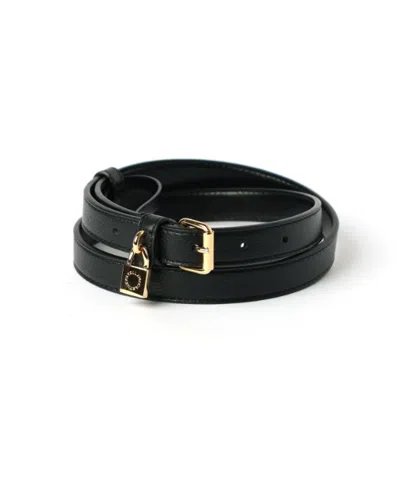Stella Mccartney Stella Mc Cartney Stella Ryder Small Belt Embossed Grainy Eco Alter Mat Murraya + Vegea In Black