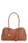 Stella Mccartney Camel Synthetic Leather Ryder Medium Shoulder Bag In Brown