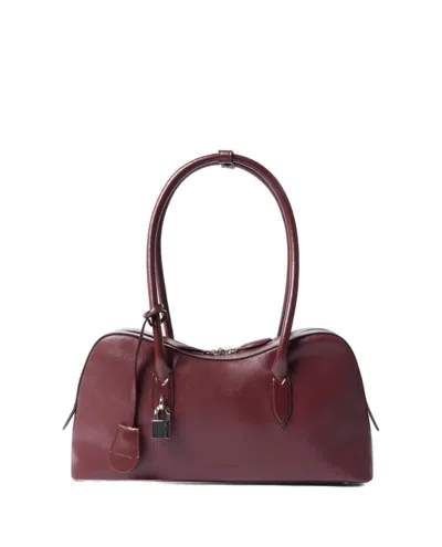 Stella Mccartney Stella Ryder Medium Bag In Burgundy