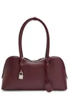Stella Mccartney Burgundy Synthetic Leather Ryder Medium Shoulder Bag