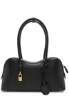 Stella Mccartney Structured Shape Shoulder Bag With Gold-tone Hardware In Black