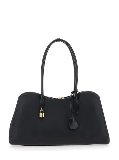 Stella Mccartney Stella Ryder Open Tote Bag Embossed Grainy Eco Alter Mat - Murraya + Vegea In Black