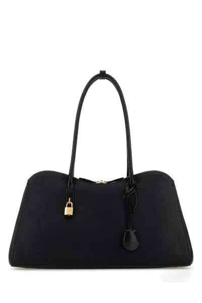 Stella Mccartney Stella Ryder Open Tote Bag Embossed Grainy Eco Alter Mat - Murraya + Vegea In Black