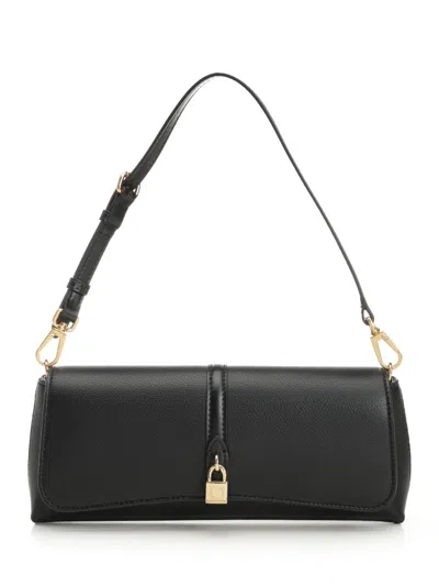 Stella Mccartney Womens Black Ryder Pochette Faux-leather Shoulder Bag