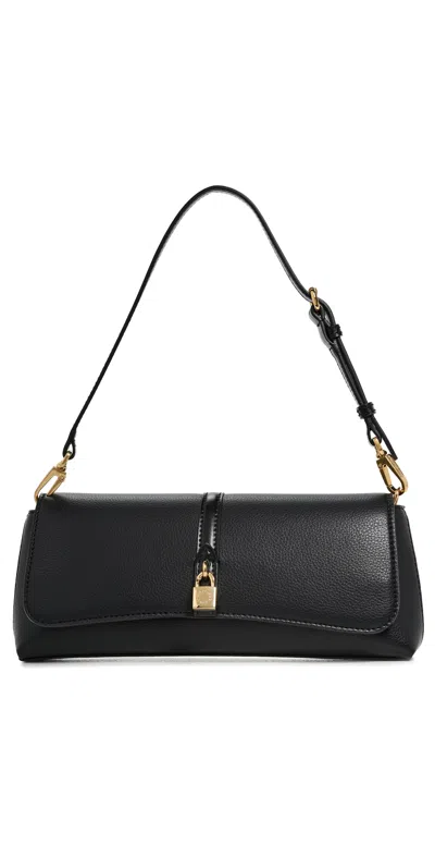 Stella Mccartney Womens Black Ryder Pochette Faux-leather Shoulder Bag