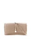 Stella Mccartney Stella Ryder Quilted Wallet Crossbody In Brown