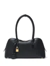 Stella Mccartney Structured Shape Shoulder Bag With Gold-tone Hardware In Black