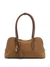 Stella Mccartney Womens Ryder Small Faux-suede Tote Bag Brandy In Brown