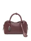 Stella Mccartney Ryder Bordeaux Handbag With Two Top Handles And Front Padlock Detail With Logo In Ecoleather Woman In Burgundy
