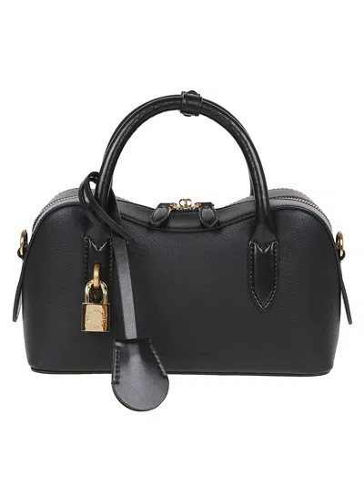 Stella Mccartney Stella Ryder Small Bag Embossed Grainy Eco Alter Mat - Murraya + Vegea In Black