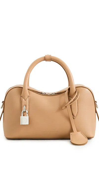 Stella Mccartney Stella Ryder Small Bag In Embossed Grainy Honey In Brown