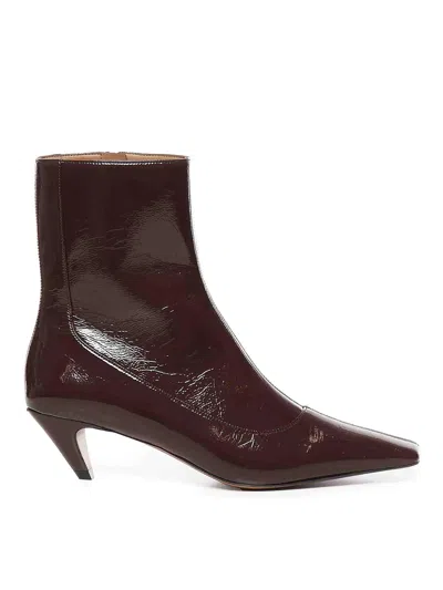 Stella Mccartney Stella Spur Ankle Boots In Brown