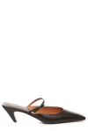 Stella Mccartney Black Stella Spur Kitten Heels