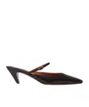 Stella Mccartney Stella Spur Kitten Heeled Sandals In Black