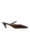 Stella Mccartney Stella Spur Kitten Heels In Black