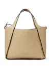 Stella Mccartney Logo Top Handle Crossbody Tote Bag In Neutrals