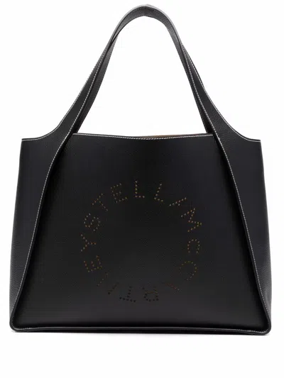 Stella Mccartney Stella Tote Bag With Logo In Black