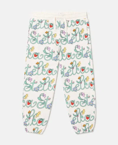 Stella Mccartney Stella Vine Print Joggers In Multi