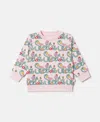 Stella Mccartney Stella Vine Print Sweatshirt In Pink