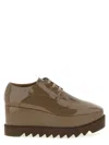 Stella Mccartney Stellabration Capsule Monocrome Elyse Wedges In Brown