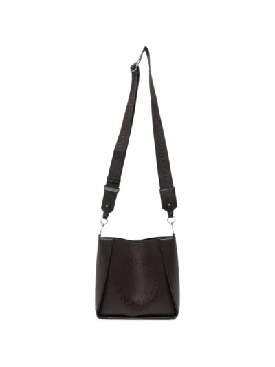 Stella Mccartney Stella-logo Shoulder Bag In Brown