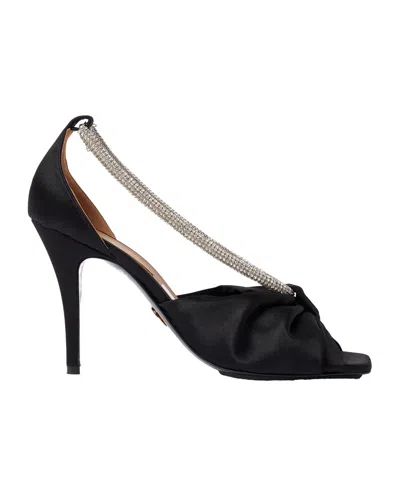Stella Mccartney Stiletto-heeled Sandals In Black