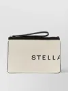 Stella Mccartney Stitching Wrist Strap Clutch Bag
