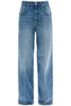 Stella Mccartney Buttoned Ripped Jeans With Sl In Blue