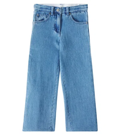 Stella Mccartney Kids' Straight Jeans In Blue