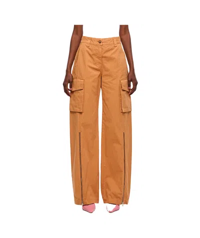 STELLA MCCARTNEY STELLA MCCARTNEY STRAIGHT-LEG ANKLE-ZIP CARGO PANTS