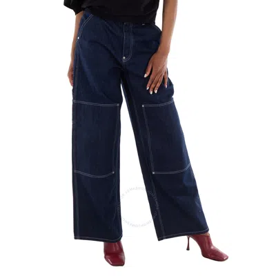 STELLA MCCARTNEY STELLA MCCARTNEY STRAIGHT-LEG DENIM CARGO JEANS
