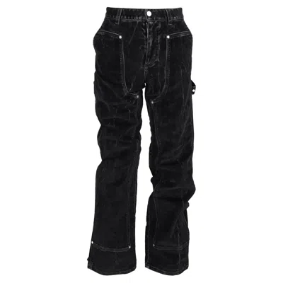 Stella Mccartney Straight-leg Denim Jeans In Black Cotton