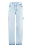 Stella Mccartney Blue Wide-leg Mid-rise Jeans