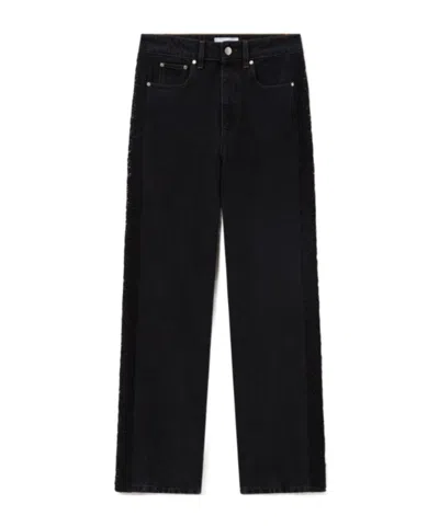 Stella Mccartney Straight Leg Jeans In Black