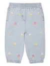 Stella Mccartney Baby Printed Jeans In Blue