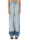 Stella Mccartney Light Blue Layered Jeans In Denim
